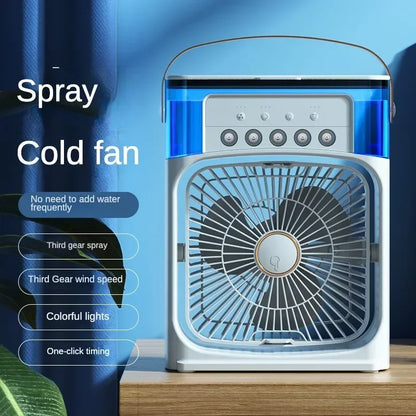 Portable Humidifier  Fan AIr Conditioner Household Air Adjustment For Office 3 Speed Fan