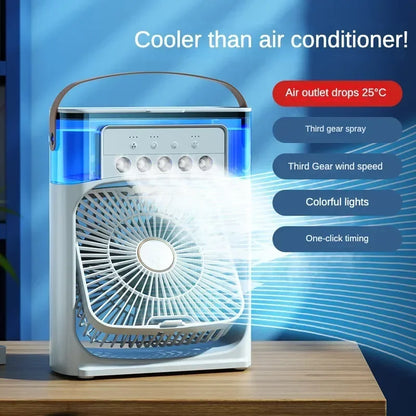 Portable Humidifier  Fan AIr Conditioner Household Air Adjustment For Office 3 Speed Fan